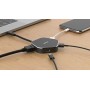 D-Link DUB-M420 replicatore di porte e docking station per notebook Cablato Thunderbolt 3 Nero, Argento (DUB-M420)