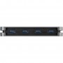 StarTech.com HB30CM4AB hub di interfaccia USB 3.2 Gen 1 (3.1 Gen 1) Type-C 5000 Mbit/s Nero, Grigio (HB30CM4AB)