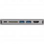 StarTech.com Adattatore multiporta USB C - Mini dock da viaggio USB-C con HDMI 4K o VGA 1080p - Hub USB 3.0 3x, S (DKT30CHVAUSP)
