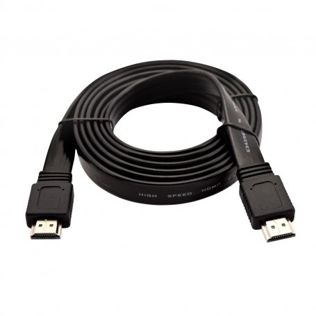 V7 Cavo video nero da HDMI maschio a HDMI maschio 2m 6.6ft (V7HDMI4FL-02M-BK-1E)