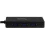 StarTech.com Hub USB 3.0 a 3 porte con USB-C e Ethernet Gigabit - Include Adattatore di Alimentazione (HB30C3A1GE)
