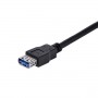 StarTech.com Cavo di prolunga USB 3.0 SuperSpeed da 1 m A ad A nero - M/F (USB3SEXT1MBK)