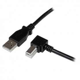 StarTech.com Cavo USB 2.0 A a B con angolare destro da 2 m - M/M (USBAB2MR)
