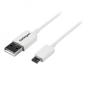 StarTech.com Cavo micro USB bianco 2 m - A a Micro B (USBPAUB2MW)