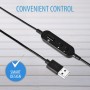 V7 Cuffie stereo USB Essentials con microfono (HU311-2EP)