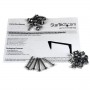 StarTech.com Staffa rack in acciaio 4U per montaggio apparecchiature su parete verticale da 19" (RK419WALLV)