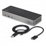 StarTech.com USB-C e USB-A Dock - Docking station universale triplo monitor DisplayPort e HDMI 4K 60Hz - 85W Powe (DK31C3HDPDUE)