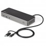 StarTech.com USB-C e USB-A Dock - Docking station universale triplo monitor DisplayPort e HDMI 4K 60Hz - 85W Powe (DK31C3HDPDUE)