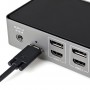 StarTech.com USB-C e USB-A Dock - Docking station universale triplo monitor DisplayPort e HDMI 4K 60Hz - 85W Powe (DK31C3HDPDUE)