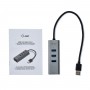 I-TEC HUB USB 3.0 3 PORTE + ADATTATORE GIGABIT ETHERNET (U3METALG3HUB)