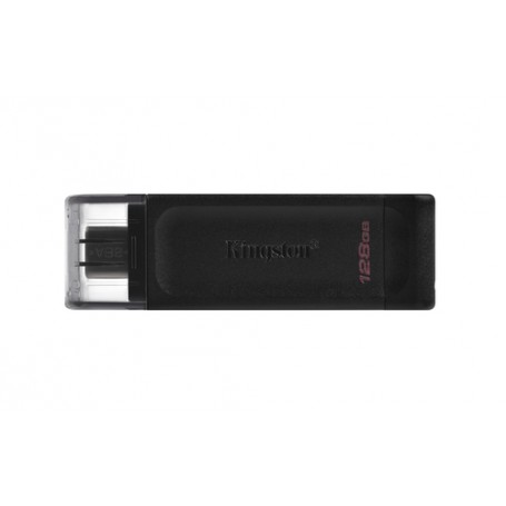 Kingston Technology DataTraveler 70 unità flash USB 128 GB USB tipo-C 3.2 Gen 1 (3.1 Gen 1) Nero (DT70/128GB)