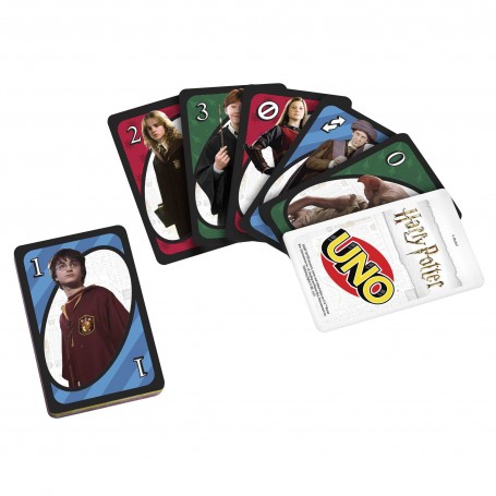 Mattel Games UNO Harry Potter Gioco di carte a eliminazione (FNC42)