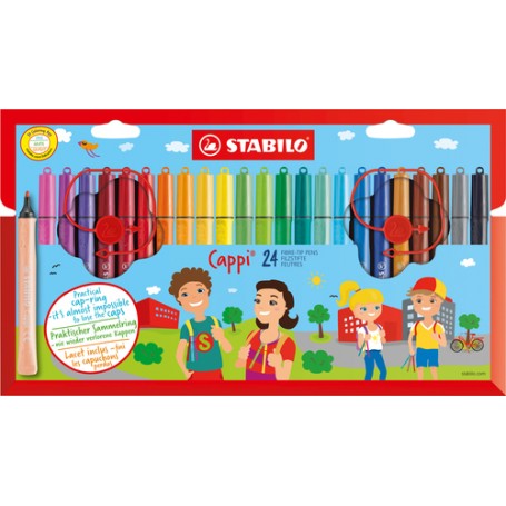 STABILO Cappi marcatore Multicolore 24 pz (168/24-4)