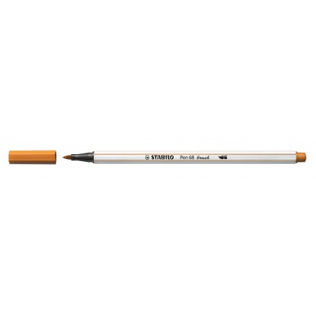 STABILO Pen 68 brush marcatore Medio Arancione 1 pz (568/89)