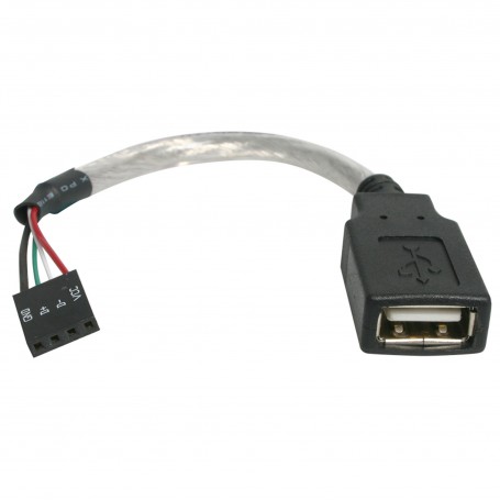 StarTech.com Cavo USB 2.0 15 cm - USB A femmina a collettore scheda madre USB 4 pin F/F (USBMBADAPT)