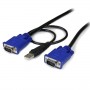 StarTech.com Cavo sottile KVM, VGA, USB, 2 in 1 1,3 m c.a. (SVECONUS10)