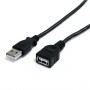 StarTech.com Cavo prolunga USB2.0 da A ad A - Cavo Extender USB 2.0 Maschio / Femmina da 1,8m (USBEXTAA6BK)