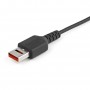 StarTech.com Cavo di ricarica Micro USB sicuro da 1 m - Cavo di sola alimentazione da USB-A a Micro USB con blocco  (USBSCHAU1M)