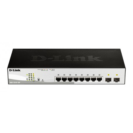 D-Link DGS-1210-10P switch di rete Gestito L2 Gigabit Ethernet (10/100/1000) Supporto Power over Ethernet (PoE) 1 (DGS-1210-10P)