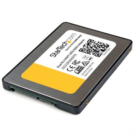 StarTech.com Adattatore SATA dual M.2 NGFF con RAID - 2x M.2 SSD a 2,5" SATA (6Gbps) (25S22M2NGFFR)