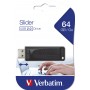 Verbatim Slider - Memoria USB da 64 GB - Nero (98698)