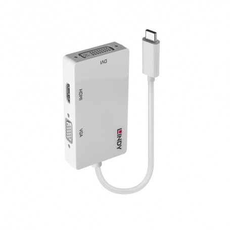 Lindy 43273 adattatore grafico USB 3840 x 2160 Pixel Bianco (43273)