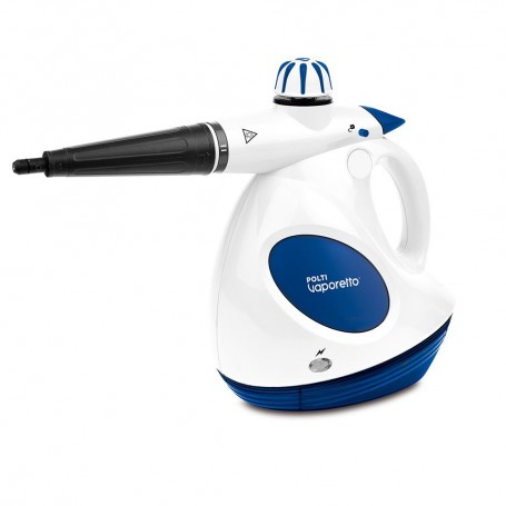 Polti Vaporetto First Pulitore a vapore portatile 0,2 L 1000 W Blu, Bianco (PGEU0011)
