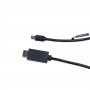 V7 Mini DisplayPort maschio a HDMI maschio, 2 metri 6,6 piedi, unidirezionale da DisplayPort nero, video F (V7MDP2HD-02M-BLK-1E)