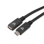 V7 V7UC3EXT-2M cavo USB USB 3.2 Gen 1 (3.1 Gen 1) USB C Nero (V7UC3EXT-2M)