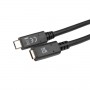 V7 V7UC3EXT-2M cavo USB USB 3.2 Gen 1 (3.1 Gen 1) USB C Nero (V7UC3EXT-2M)