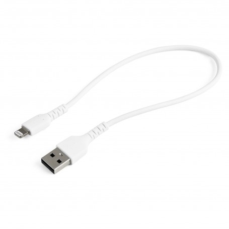 StarTech.com Cavo da USB-A a Lightning da 30cm bianco - Robusto e resistente cavo di alimentazione/sincronizzazi (RUSBLTMM30CMW)