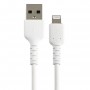 StarTech.com Cavo da USB-A a Lightning da 30cm bianco - Robusto e resistente cavo di alimentazione/sincronizzazi (RUSBLTMM30CMW)