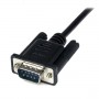 StarTech.com Cavo seriale null modem DB9 RS232 nero 1 m - F/M (SCNM9FM1MBK)