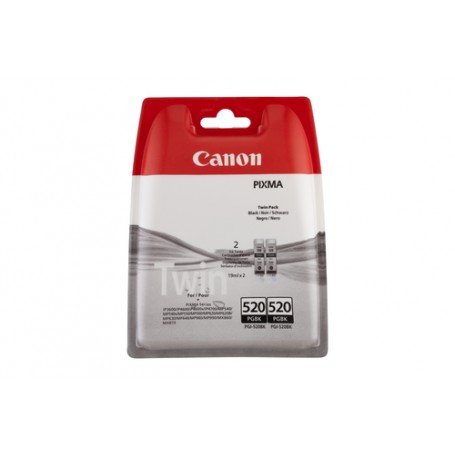 Canon PGI-520BK Twin Pack cartuccia d'inchiostro 2 pz Originale Nero (2932B012)