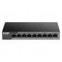 D-Link DSS-100E-9P switch di rete Non gestito Fast Ethernet (10/100) Supporto Power over Ethernet (PoE) Nero (DSS-100E-9P)