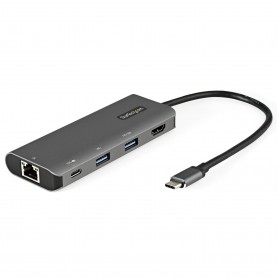 StarTech.com Adattatore multiporta USB C da viaggio - Convertitore video USB type-C HDMI 4K 30Hz - Mini docking sta (DKT31CHPDL)