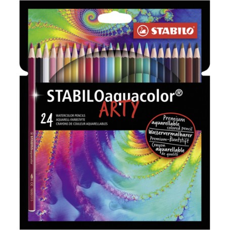 STABILO aquacolor ARTY pastello colorato Multicolore 24 pz (1624/1-20)
