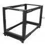 StarTech.com Armadio Server Rack con 4 staffe a Telaio Aperto 12U con profondità regolabile da 59-104cm - Rack p (4POSTRACK12U)