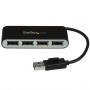 StarTech.com Hub USB 2.0 portatile a 4 porte con cavo integrato - Perno e Concentratore USB compatto - Mini Hub US (ST4200MINI2)