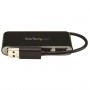 StarTech.com Hub USB 2.0 portatile a 4 porte con cavo integrato - Perno e Concentratore USB compatto - Mini Hub US (ST4200MINI2)
