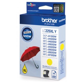 Brother LC-225XLY cartuccia d'inchiostro 1 pz Originale Giallo (LC225XLY)
