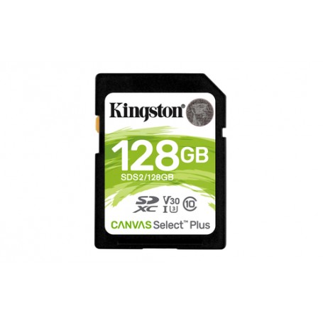 Kingston Technology Canvas Select Plus 128 GB SDXC UHS-I Classe 10 (SDS2/128GB)