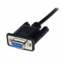 StarTech.com Cavo seriale null modem DB9 RS232 nero 2 m - F/M (SCNM9FM2MBK)