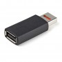 StarTech.com Adattatore USB maschio /femmina con ricarica sicura grazie al blocco dati - Caricatore USB tipo A con  (USBSCHAAMF)