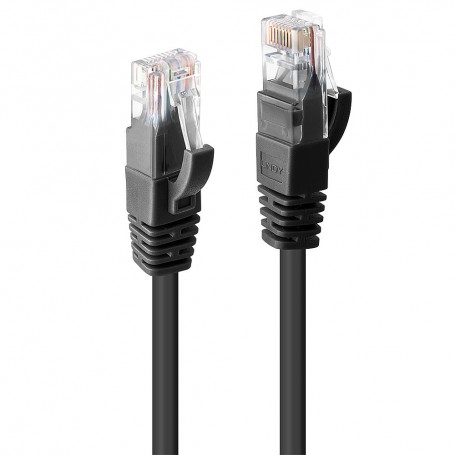 Lindy 48075 cavo di rete Nero 0,3 m Cat6 U/UTP (UTP) (48075)
