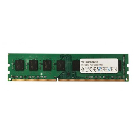 V7 8GB DDR3 PC3-12800 - 1600mhz DIMM Desktop Módulo de memoria - V7128008GBD (V7128008GBD)