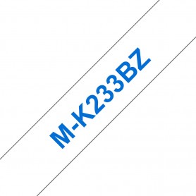 Brother MK-233BZ Labelling Tape (12mm) nastro per etichettatrice M (MK233BZ)
