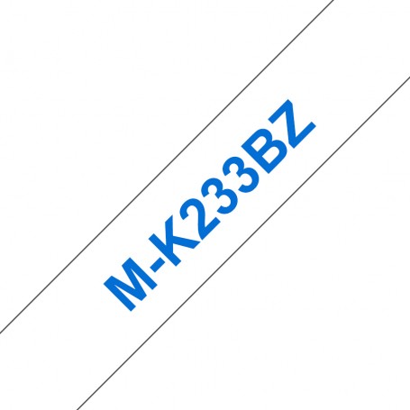 Brother MK-233BZ Labelling Tape (12mm) nastro per etichettatrice M (MK233BZ)