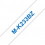 Brother MK-233BZ Labelling Tape (12mm) nastro per etichettatrice M (MK233BZ)