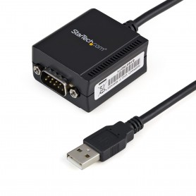 StarTech.com Cavo adattatore RS-232 USB FTDI a seriale 1 porta, con interfaccia COM (ICUSB2321F)